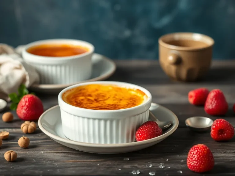 – crème brûlée → Apprenez à réaliser une crème brûlée onctueuse avec une croûte caramélisée parfaite : L’art de la perfection culinaire