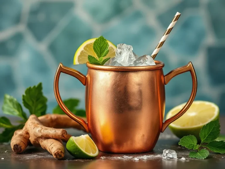 L’essor du cocktail moscow mule → Le cocktail moscow mule est une boisson rafraîchissante au gingembre et citron vert.