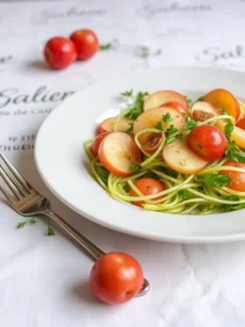 Recette délicieuse de salade de pomme de terre