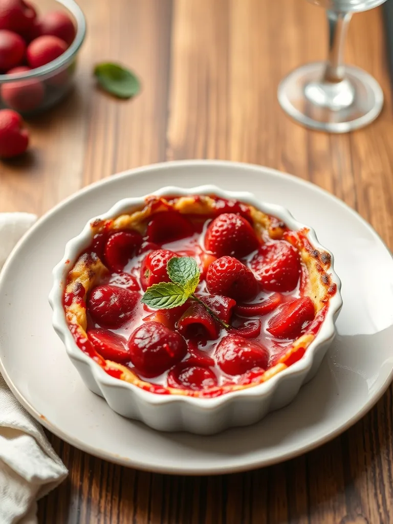 Délicieux clafoutis au cerise : recette facile et rapide