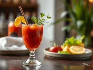 L’art du cocktail bloody mary → Le cocktail bloody mary est parfait pour un brunch original et épicé.