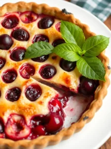 Recette du clafoutis aux cerises : Un délice traditionnel à découvrir