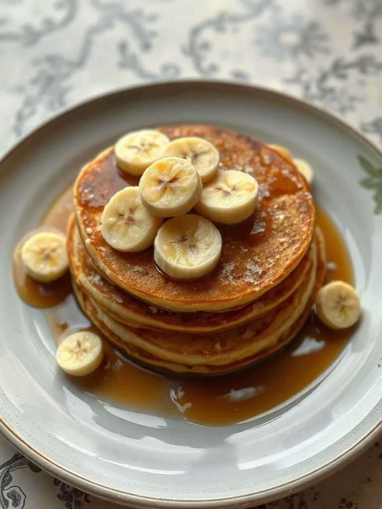 Recette délicieuse de pancake banane : un petit-déjeuner irrésistible