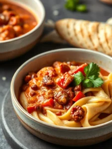 Recette de Chili Cone Carne : Un Plat Réconfortant et Savoureux