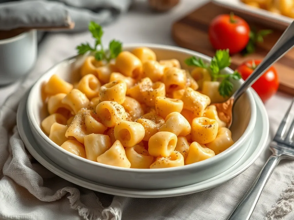 Macaronis réconfortants : Les macaronis gratinés sont un plat réconfortant apprécié de toute la famille.