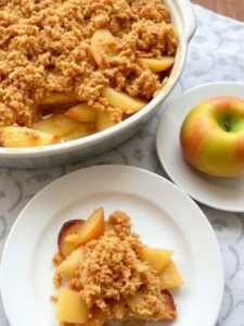 Délicieuse recette crumble aux pommes à essayer absolument