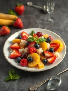 Recette délicieuse de salade de fruits pour un été rafraîchissant