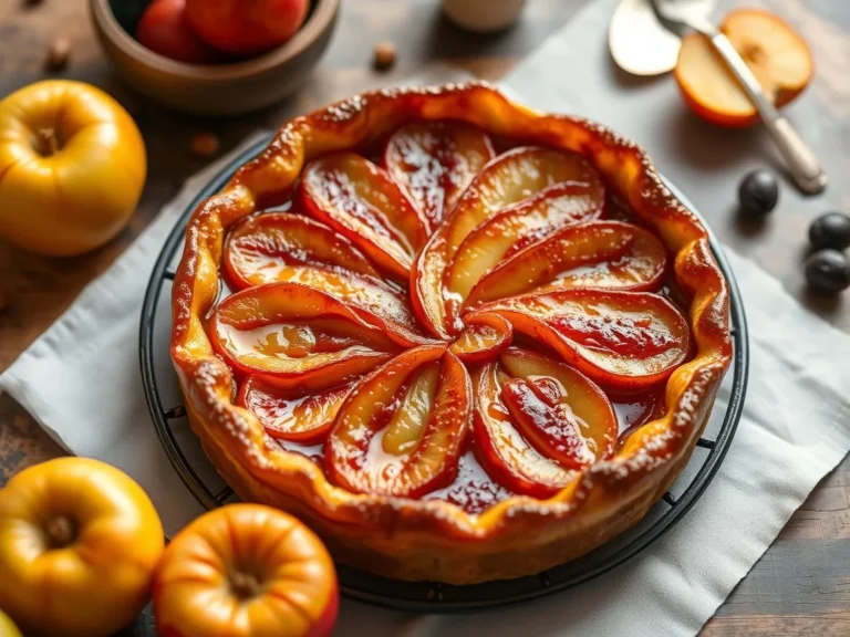 Découvrez la tarte tatin → Réalisez une tarte tatin caramélisée avec des pommes fondantes.