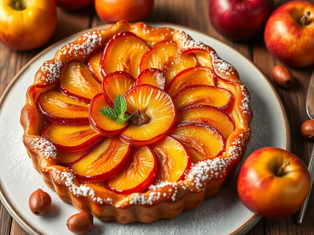 L’art de la tarte tatin → Réalisez une tarte tatin caramélisée avec des pommes fondantes.