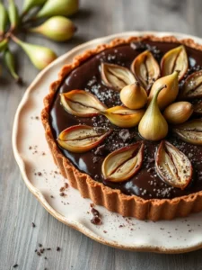 Recette de tarte aux poires chocolat : un dessert irrésistible