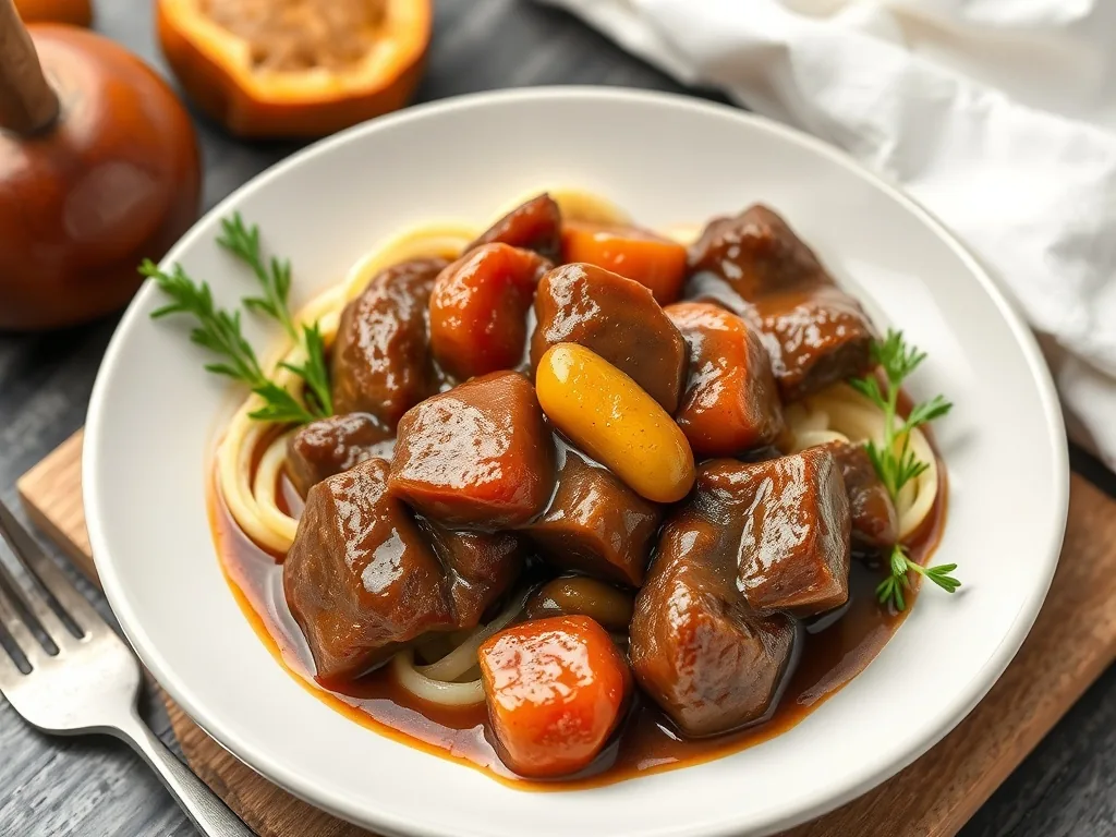 – boeuf bourguignon → Préparez un boeuf bourguignon fondant avec une cuisson lente pleine de saveurs : Une analyse experte