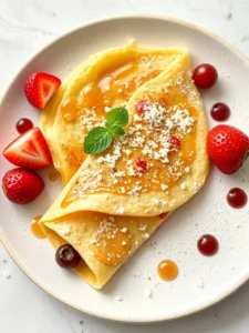 Délicieuse recette de crêpes : Une expérience culinaire à ne pas manquer