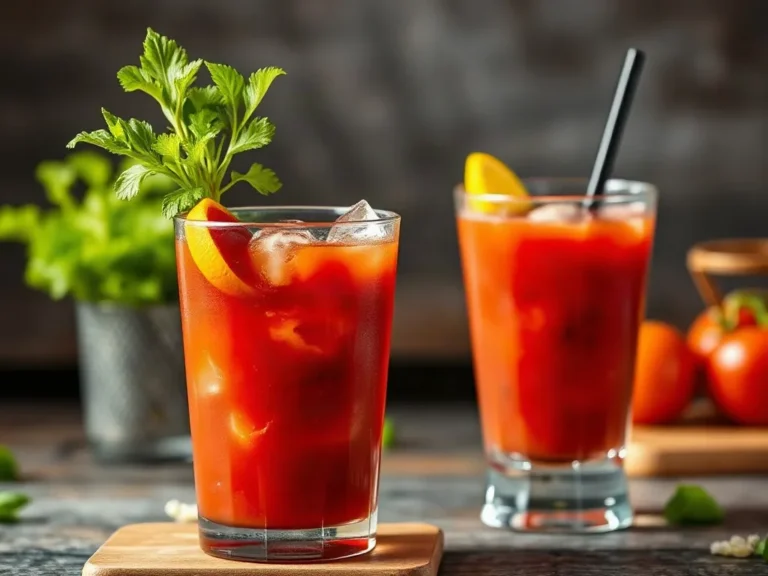 Le cocktail bloody mary → Le cocktail bloody mary est parfait pour un brunch original et épicé : une analyse approfondie